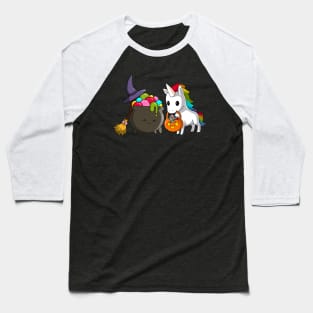 Spooky Unicorn Baseball T-Shirt